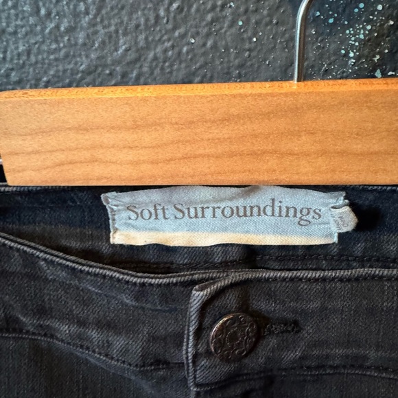 Women’s Soft Surroundings Black Bootcut Jeans Size 18W - Picture 2 of 4
